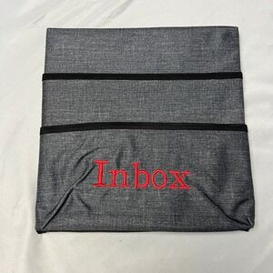 Thirty-One Inbox Wall Together‎ Pocket Board Inbox Organizer Charcoal Crosshatch